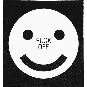 Fuck Off Smiley Patch
