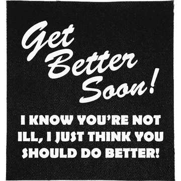 Get Better Soon Patch