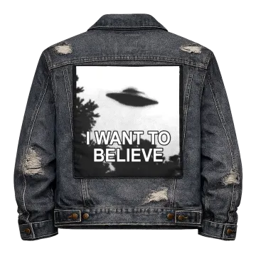 I Want to Believe Back Patch