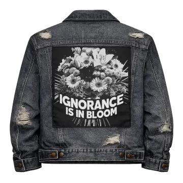 Ignorance is in Bloom Back Patch