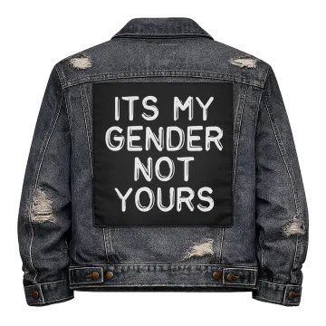 It's My Gender Not Yours Back Patch