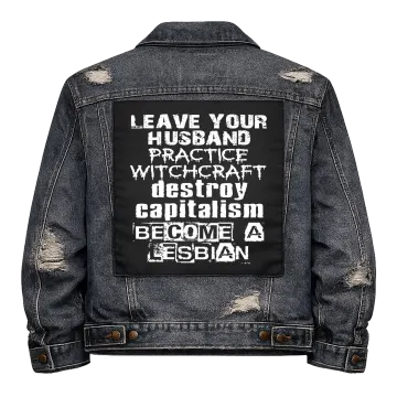 Leave Your Husband Back Patch