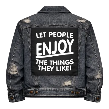 Let People Enjoy Back Patch
