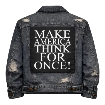 Make America Think Back Patch
