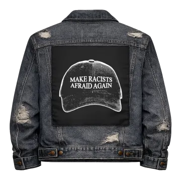 Make Racists Afraid Again Back Patch