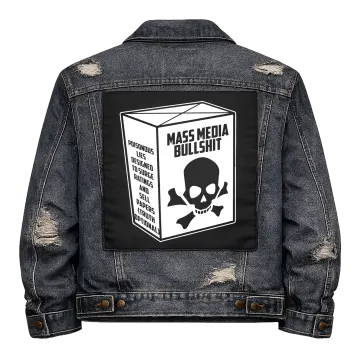 Mass Media Bullshit Back Patch