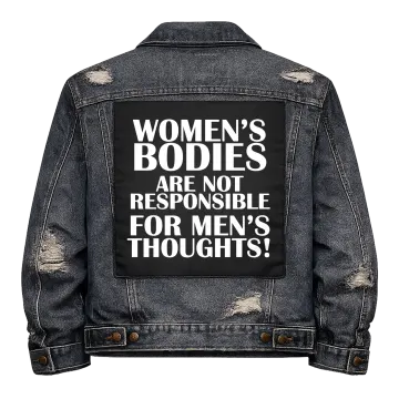 Men's Thoughts Back Patch