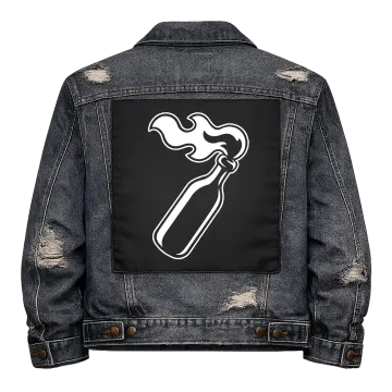 Molotov Cocktail Back Patch