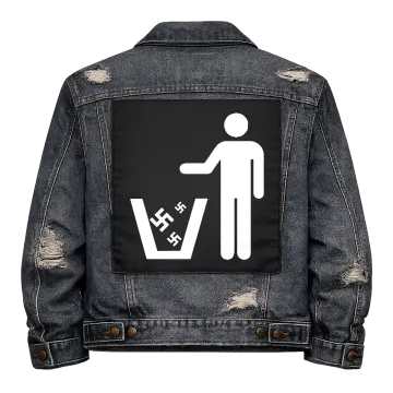 Nazis in the Trash Back Patch