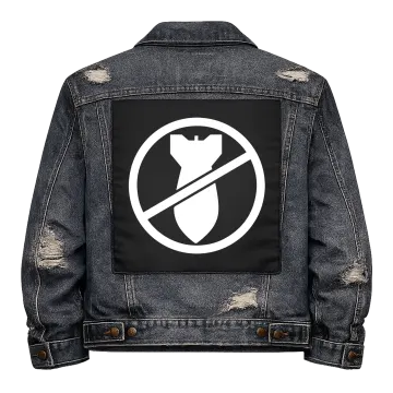 No Bombs Back Patch