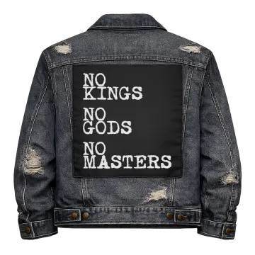 No Gods, No Kings, No Masters Back Patch