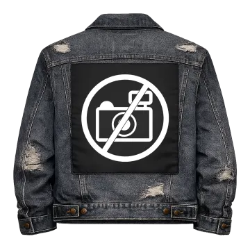 No Photos Back Patch