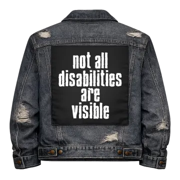 Not All Disabilities Back Patch