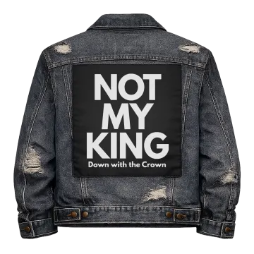 Not My King Back Patch