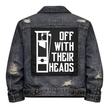 Off With Their Heads Back Patch