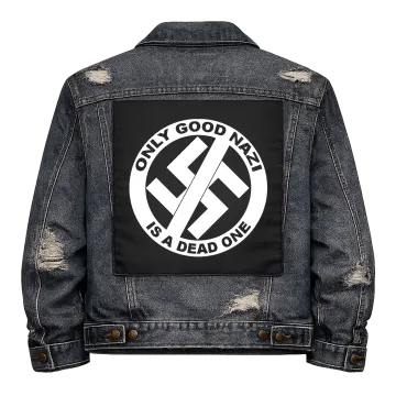 Only Good Nazi is a Dead One Back Patch