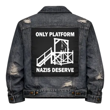 Only Platform Nazis Deserve Back Patch