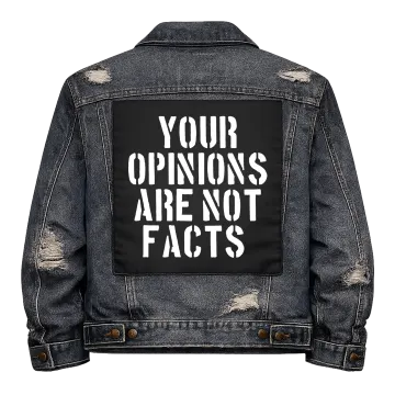 Opinions are not Facts Back Patch