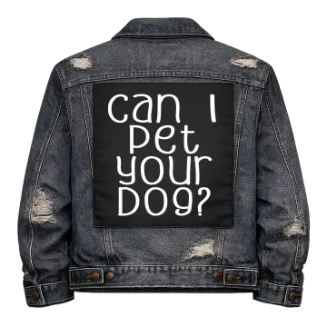 Pet Your Dog Back Patch