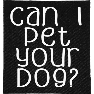 Pet Your Dog Patch