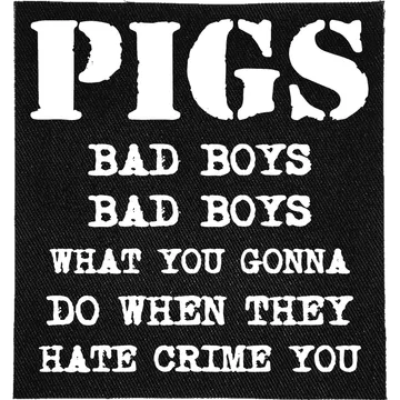 Pigs Bad Boys Patch