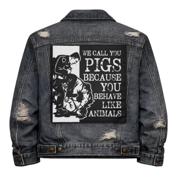 Pigs Behave like Animals Back Patch