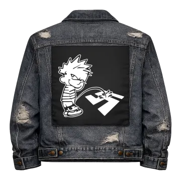 Piss on Nazis Back Patch