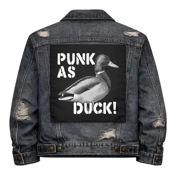 Punk as Duck Back Patch