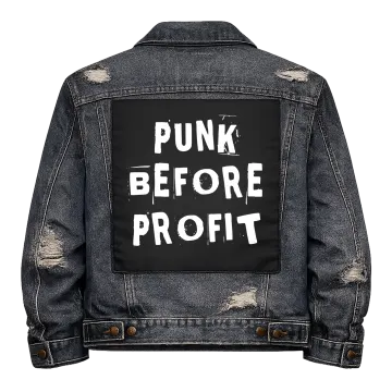 Punk Before Profit Back Patch