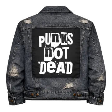 Punks Not Dead Back Patch