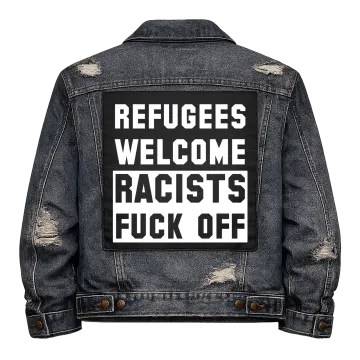 Racists Fuck Off Back Patch