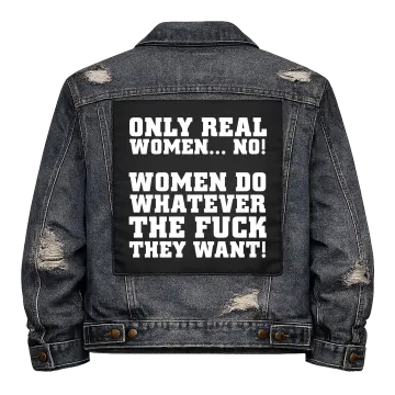 Real Women Back Patch