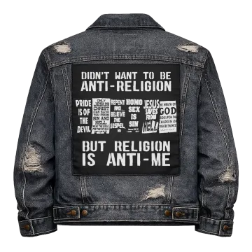 Religion is Anti-Me Back Patch