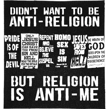 Religion is Anti-Me Patch