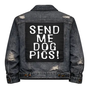 Send me Dog Pics Back Patch