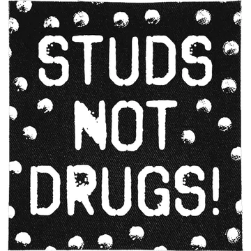 Studs Not Drugs Patch