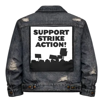Support Strike Action Back Patch
