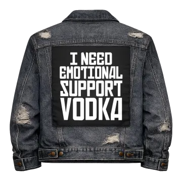 Support Vodka Back Patch