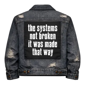 System Made Broken Back Patch