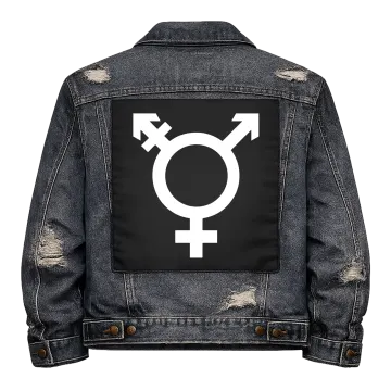 Trans Symbol Back Patch