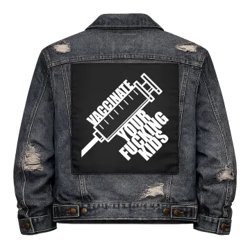 Vaccinate Your Kids Back Patch