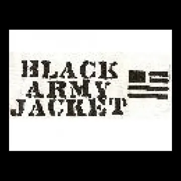 BLACK ARMY JACKET - Patch (Screen Print)