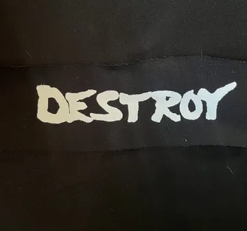 DESTROY - Name - Patch (Screen Print)
