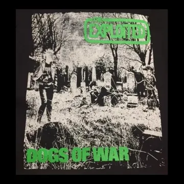 EXPLOITED - Dogs of War RED - Back Patch