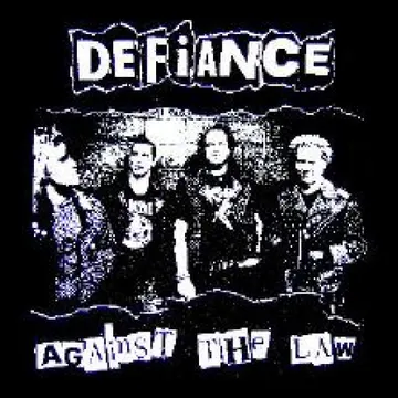 DEFIANCE - Against The Law - Back Patch