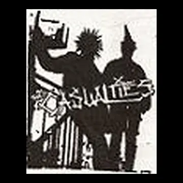 CASUALTIES - Silhouette - Patch (Screen Print)