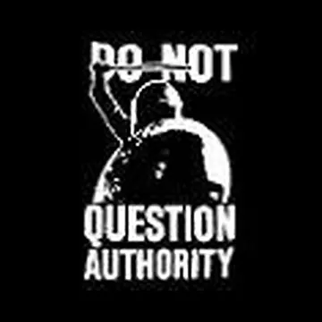 DO NOT QUESTION AUTHORITY - Patch (Heat Set)