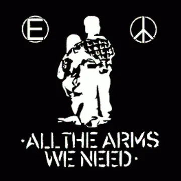 FLUX OF PINK INDIANS - All The Arms We Need - Patch (Screen Prin