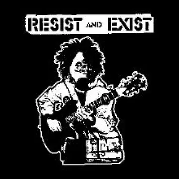 RESIST AND EXIST - Gas Mask - Back Patch