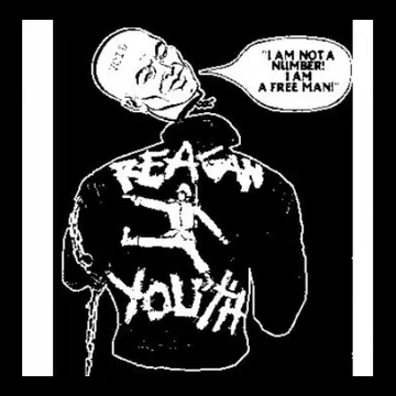 REAGAN YOUTH - Head - Back Patch